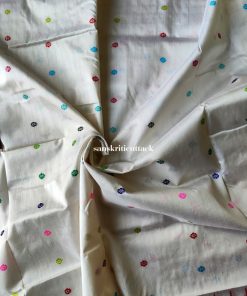 Handcrafted Red Accented Saree