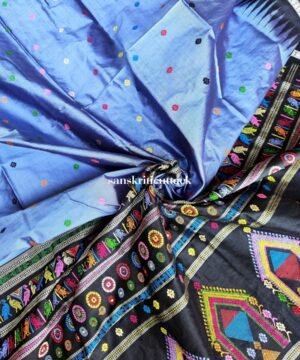 Discover the elegance of our Dolabedi Silk Saree