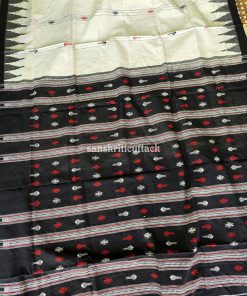 Cotton kotpad saree with traditional Odisha weaving techniques