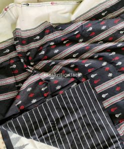 Sustainable and ethical cotton kotpad saree made by artisans