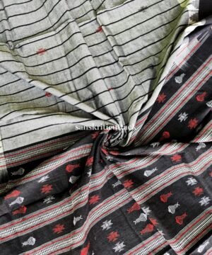 Tribal-inspired cotton kotpad saree