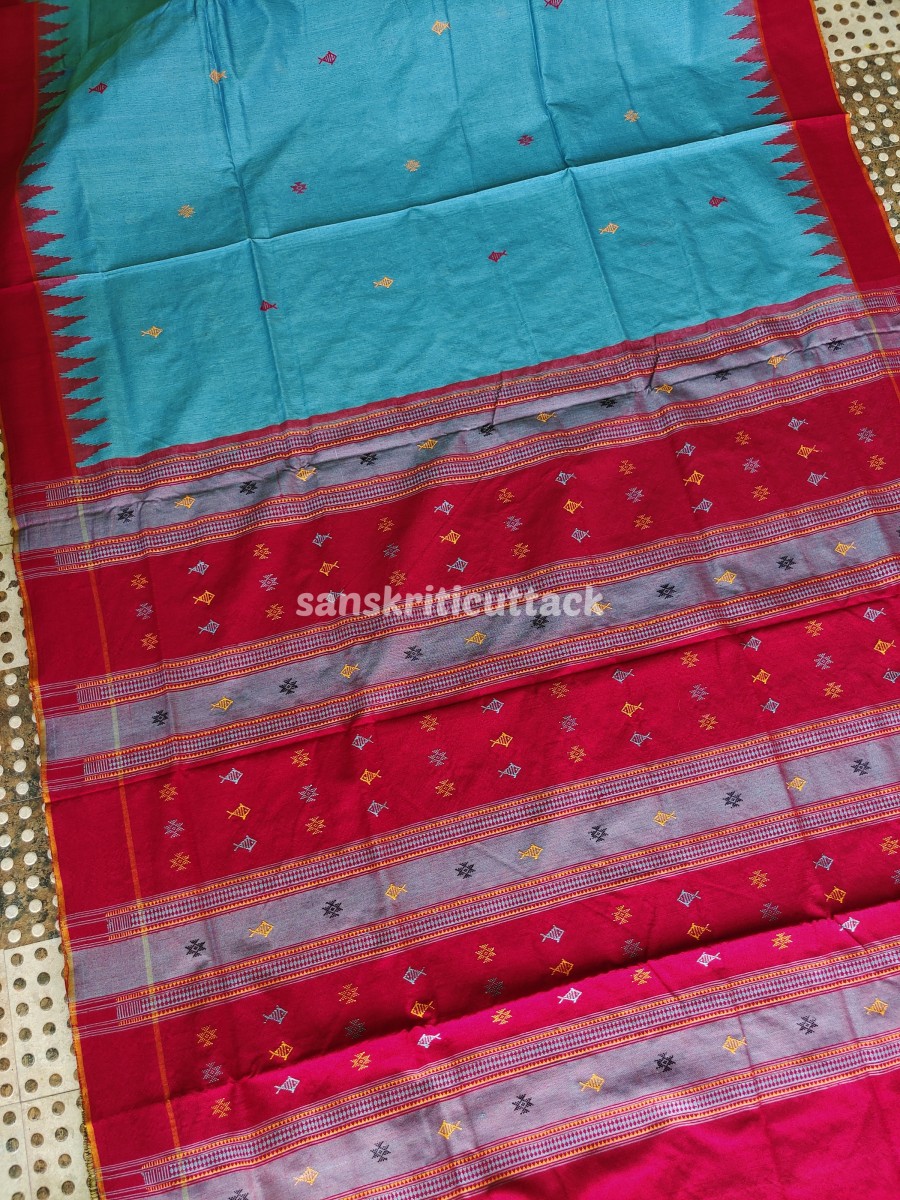Photo_1667560782894 Vibrant and colorful cotton kotpad saree with handwoven borders