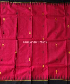 Authentic and rustic cotton kotpad saree with handwoven tribal motifs
