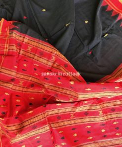 Traditional and elegant cotton kotpad saree with intricate weaving techniques