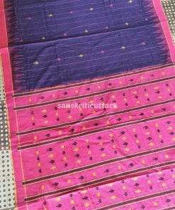 Handwoven cotton kotpad saree with beautiful borders and pallu
