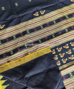 Simple and elegant cotton kotpad saree with natural dyeing