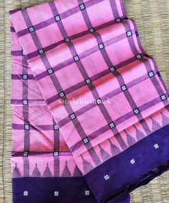 pink designer saree
