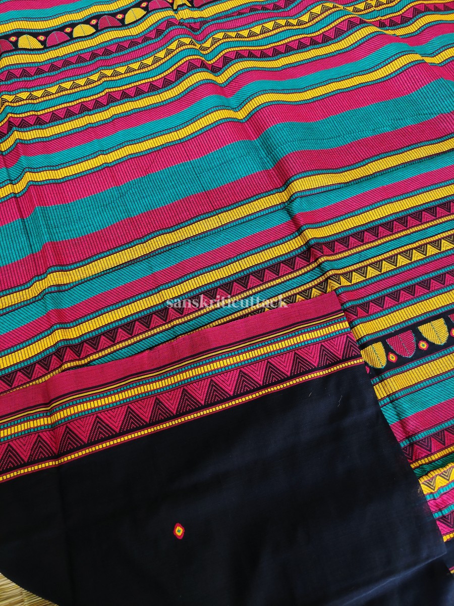 Photo_1668756065691 Intricately designed cotton Dongria saree for cultural events