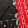 Red Sambalpuri Handloom ikat cotton embroidery suit material
