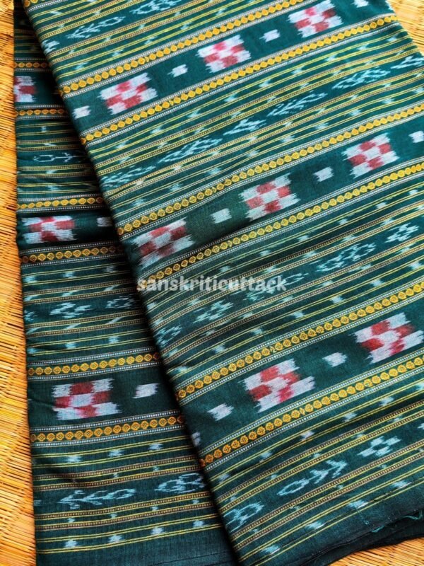 Buy Sambalpuri Ikat weave handloom pure cotton Fabric