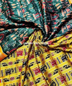 Sustainable Khandua Pata saree for conscious fashionistas