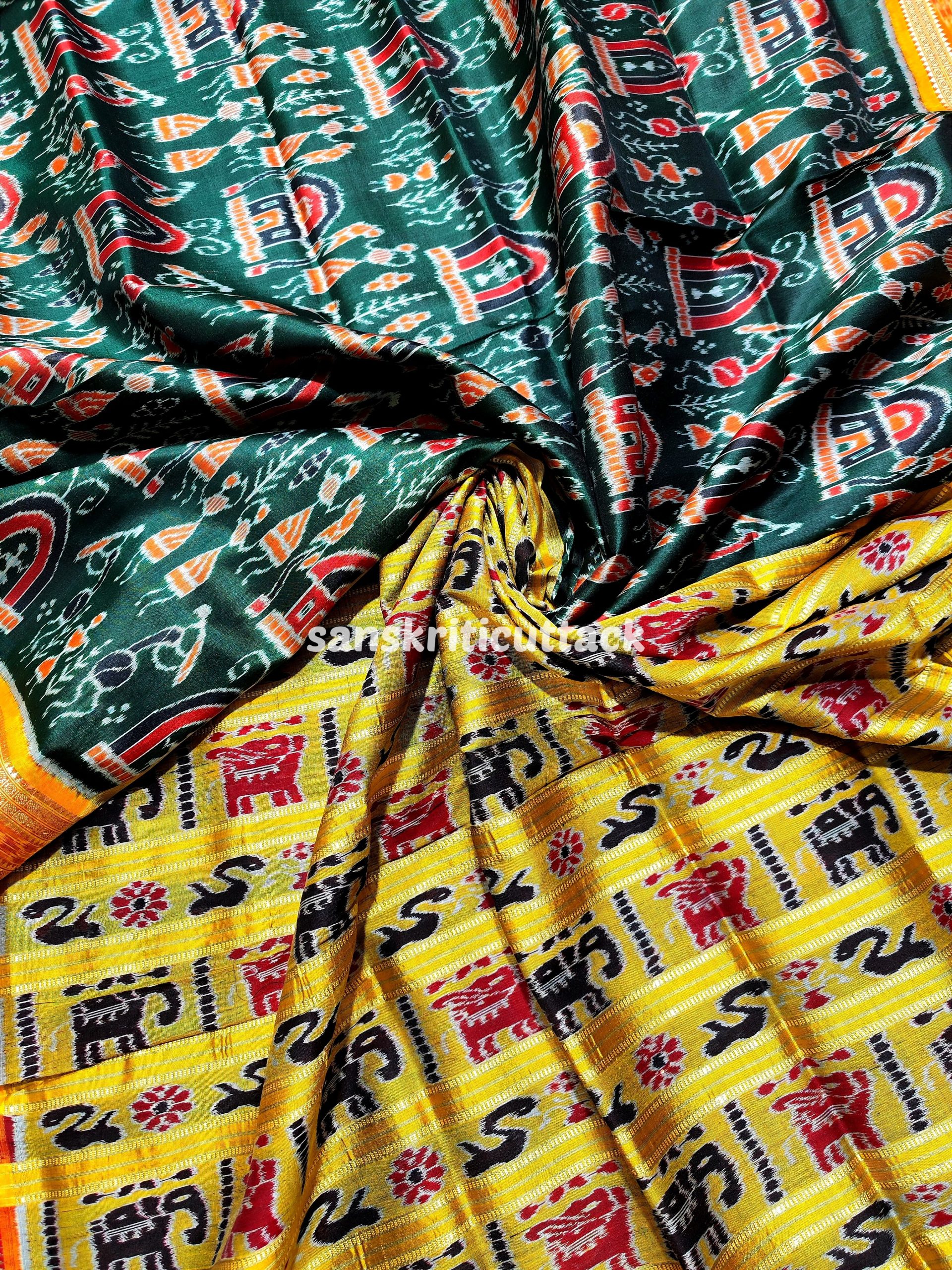 Photo_1678458291474 Sustainable Khandua Pata saree for conscious fashionistas