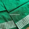Green Border Sambalpuri Silk Fabric for Blouse