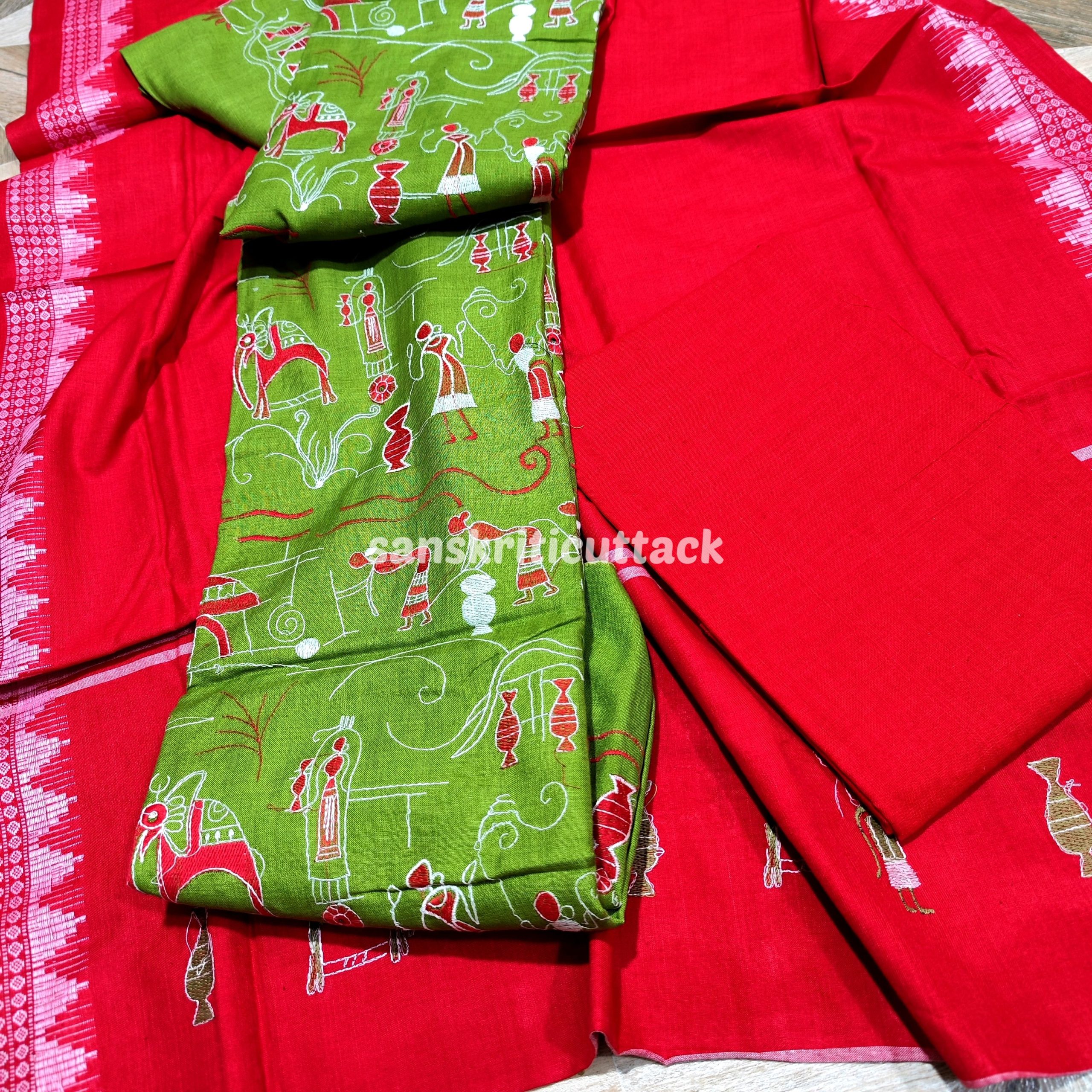 Bengali cotton cheap dress materials