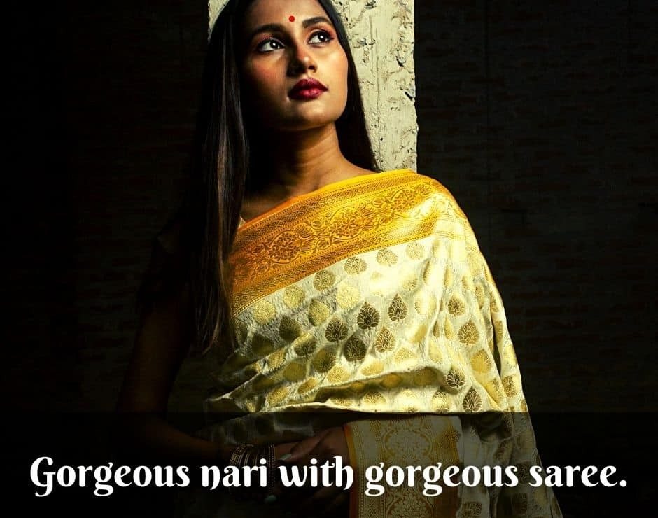 52 Best simple saree quotes and captions