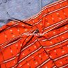 Lavender & Orange Handloom Kotpad Cotton Saree — Authentic Odisha Weave