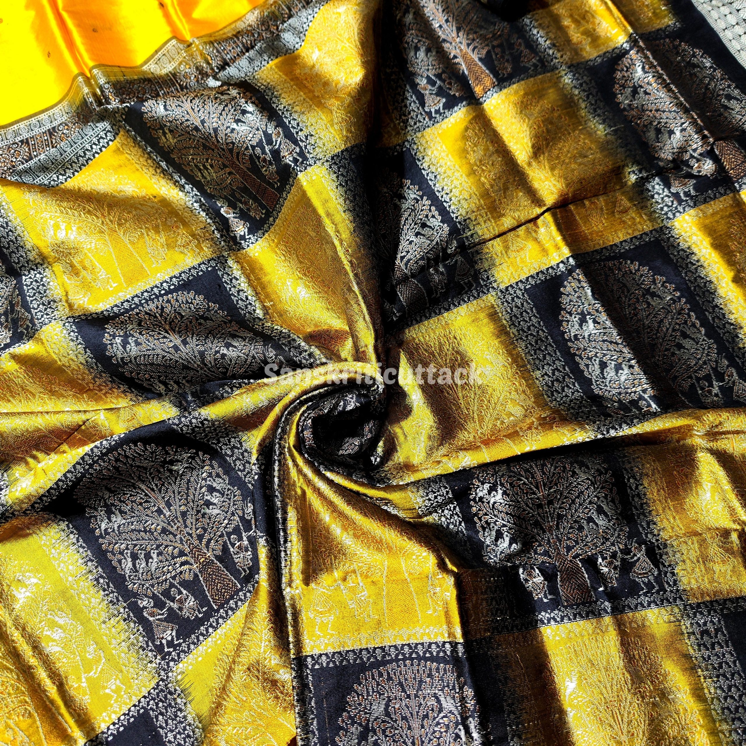 Bomkai Silk Saree – Odisha’s Heritage Temple Weave