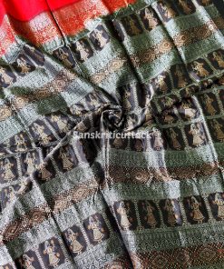 red black bomkai silk saree, Odisha handloom saree, traditional bomkai saree, buy bomkai pata saree, handcrafted bomkai silk, doll motif silk saree, red black pata saree, handwoven silk saree, authentic Odisha saree, bomkai saree online, buy Odisha handloom, elegant silk saree, festive bomkai saree, Indian handloom saree, silk saree with dolls, black red saree with kumbha, stylish bomkai silk, best bomkai saree, red and black saree, cultural bomkai saree, Odisha bomkai saree, bomkai saree with blouse, red silk saree, red and black silk saree, traditional Odisha handloom, saree for special occasions, festive handloom saree, Odisha silk saree, bomkai saree online shopping, handcrafted bomkai silk