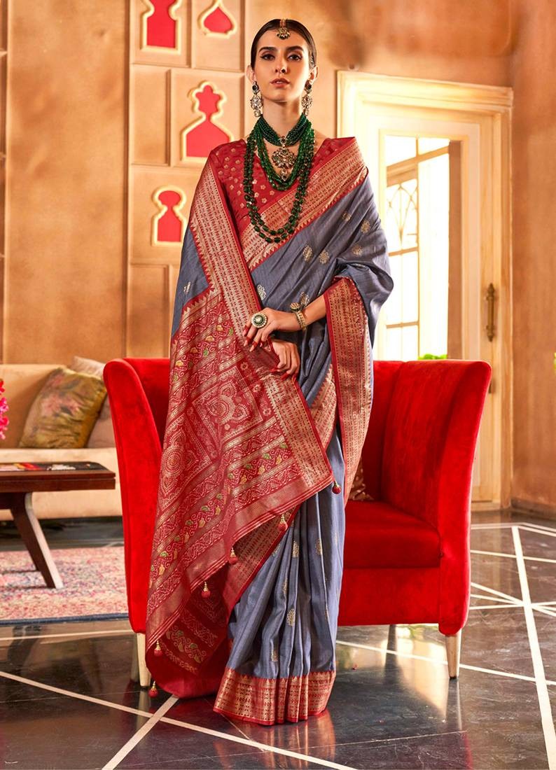 modern ways to style indian weaves