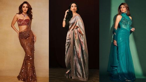 Draped in light, wrapped in tradition — glowing brighter than the diyas this Diwali 💛🪔✨