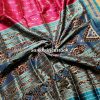 Magenta Mayur Chandrika Khandua Silk Saree