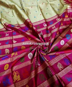 Odisha Handloom Bomkai Silk Saree