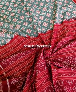 Handwoven Ikat Cotton Saree