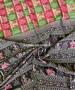 Multicolor Sambalpuri Cotton Saree by Sanskriti Cuttack