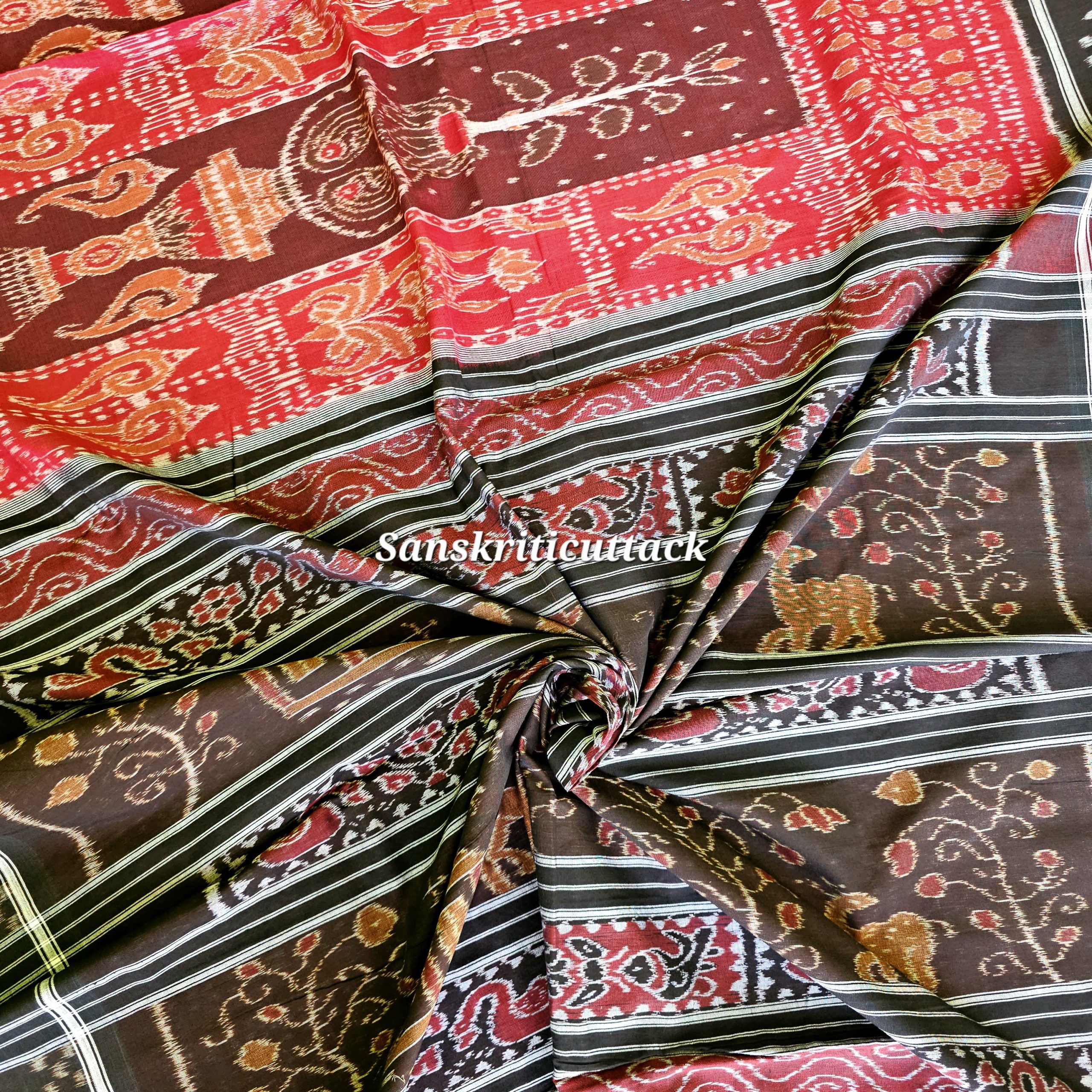 Nuapatna Ikat Saree