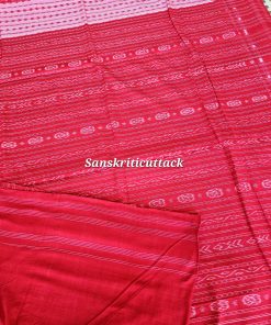 Includes Contrast Ikat Blouse Piece